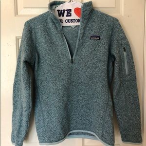 Blue Patagonia Quarter Zip